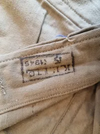 Original engelsk dragt 1945 brugt af  CF efter krigen