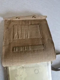 Original engelsk webbing korttaske - ww2