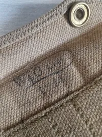 Original engelsk webbing korttaske - ww2