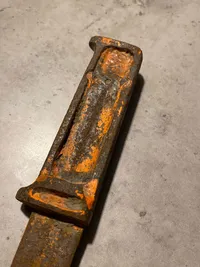 Original dansk M/1923 befalingsmandskniv - jordfund