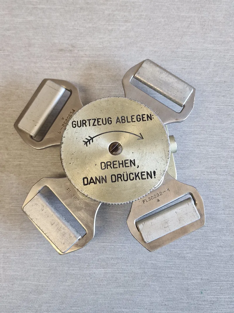 Sjælden original tysk “Quick Release” fra tysk faldskærm  - ww2 - Faldskærmsjæger / Pilot