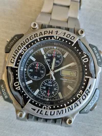 Originalt Qasio Titanium ur - Nyt batteri