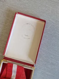 Original Kong Christian X fortjeneste medalje Hæren af sølv med æske