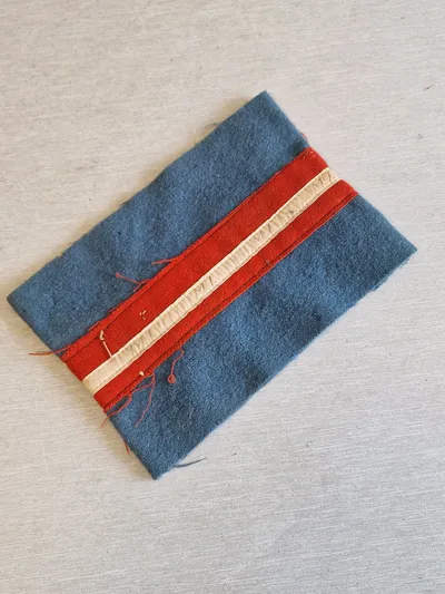 Originalt armbind fra den danske modstandsbevægelse - Type 1