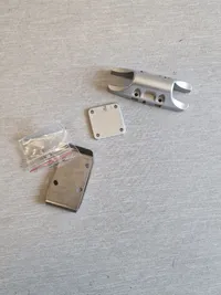 Dykkerkniv med tilbehør og æske , Titanium