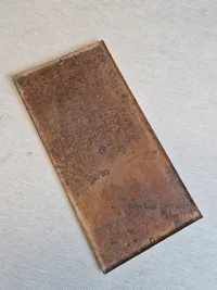 Originalt metalskilt med chokolade reklame