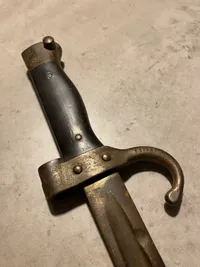 Original fransk model 1892 bajonet