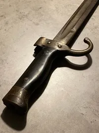 Original fransk model 1892 bajonet