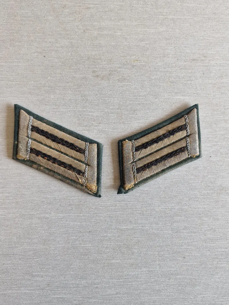 Originalt sæt tyske Heer kravespejle Pioner- ww2