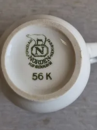 Original flødekande fra Café Fyrtaarnet