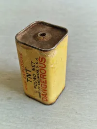 Ekstremt sjælden original amerikansk TNT blok - ww2 (tom for sprængstof)
