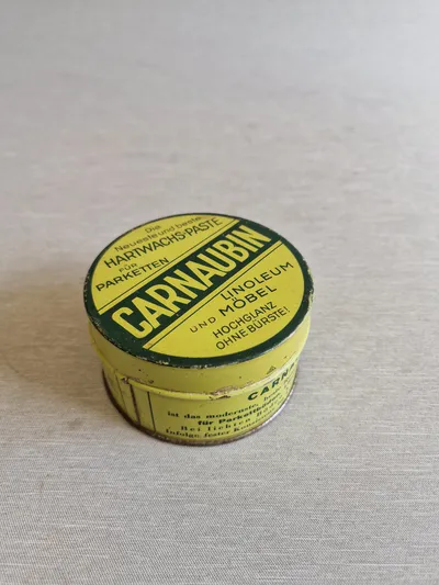 Original tysk Carnaubin beholder - ww2