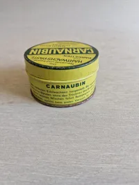 Original tysk Carnaubin beholder - ww2