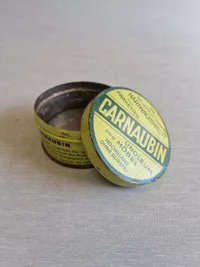 Original tysk Carnaubin beholder - ww2