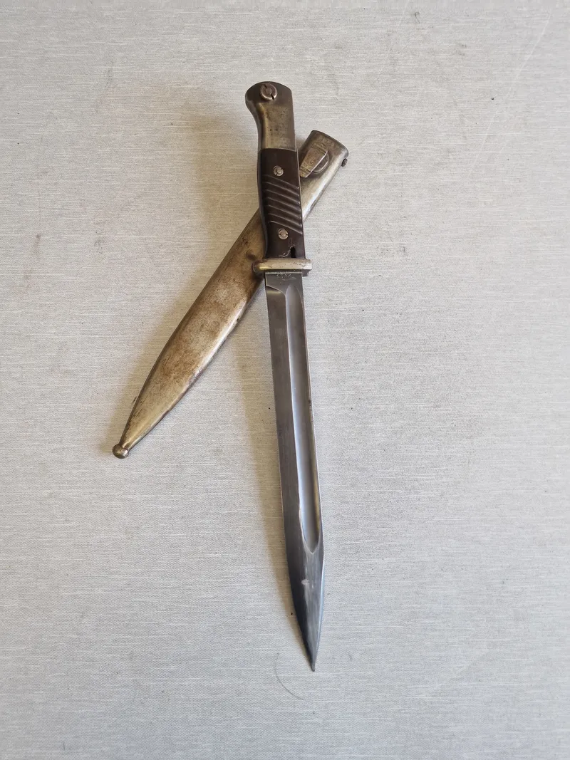 Original tysk K98 bajonet Nummerens