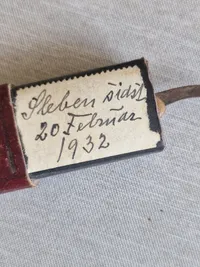 Original tysk Ragekniv med æske - 40érne