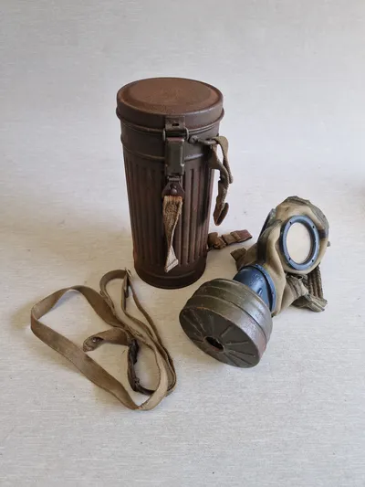 Original tysk gasmaske - ww2 - Loftfund fra dk