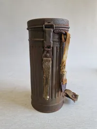 Original tysk gasmaske beholder - ww2 - Loftfund fra Dk