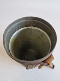 Original tysk gasmaske beholder - ww2 - Loftfund fra Dk