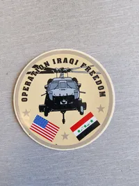 Lot diverse mærkater - Irak mm