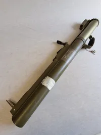 Original M/72 panserværnsraket - affyret og kan derfor ikke skyde