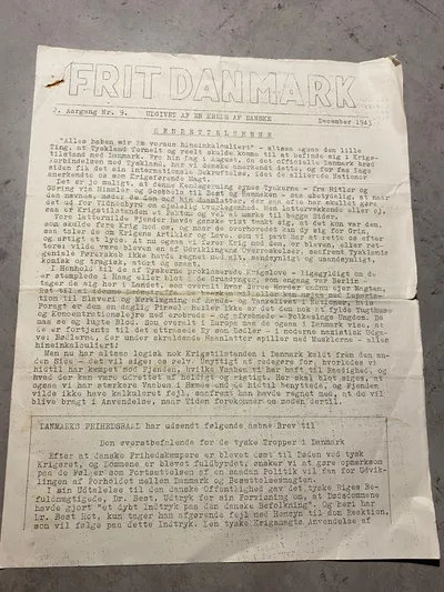 Originalt illegalt  blad - WWII