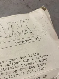 Originalt illegalt  blad - WWII