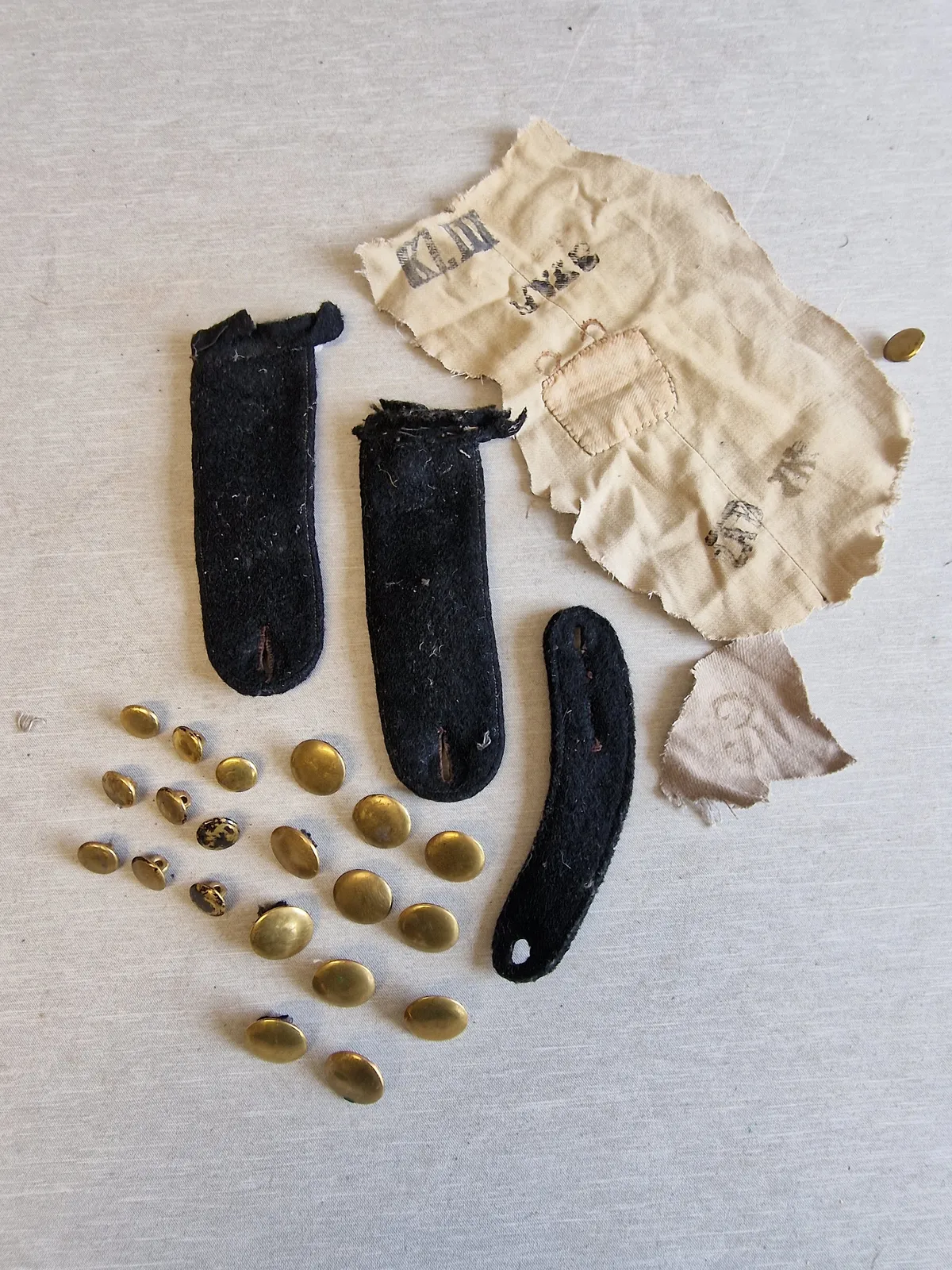 Lot diverse fra dansk CB ww2 uniform