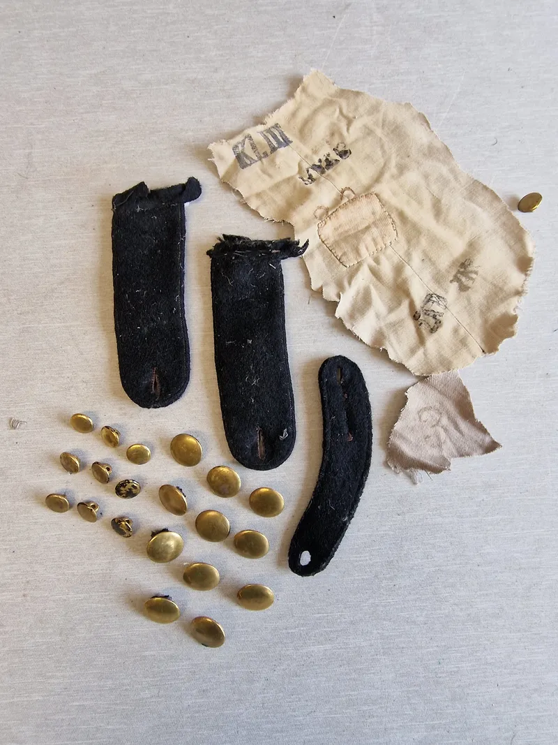 Lot diverse fra dansk CB ww2 uniform