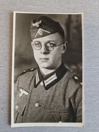 Samling originale tyske portrætfotos - postkort str. ww2