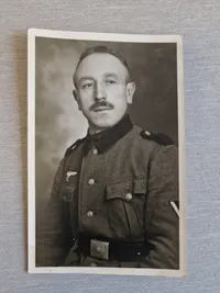 Samling originale tyske portrætfotos - postkort str. ww2