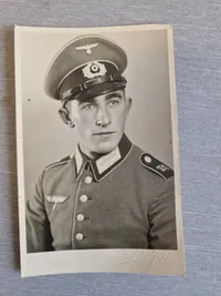 Samling originale tyske portrætfotos - postkort str. ww2