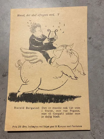 Originalt illegalt kort - WWII