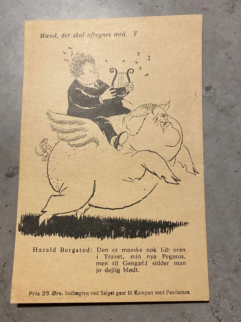 Originalt illegalt kort - WWII