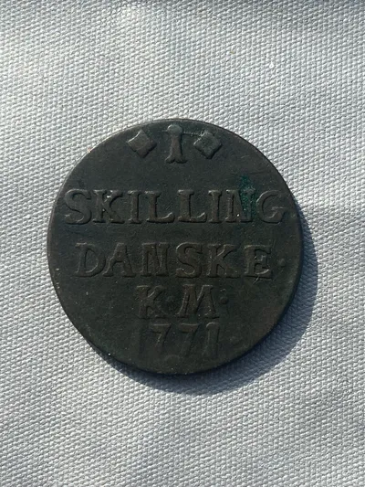 Original 1 skilling år 1771
