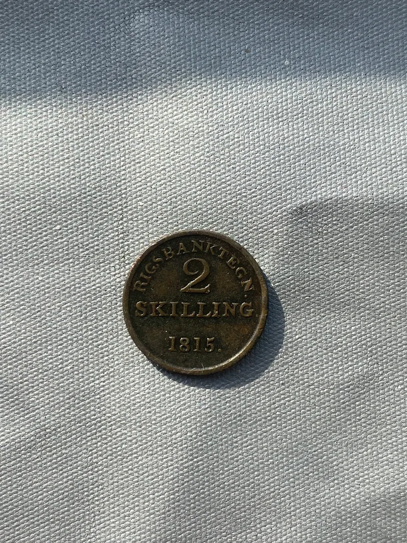 Original 2 skilling år 1815
