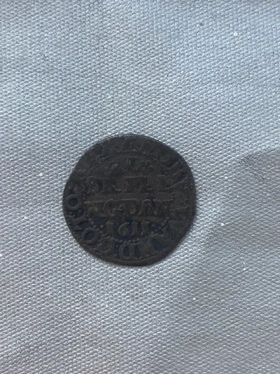 Original 2 skilling sølvmønt år 1611