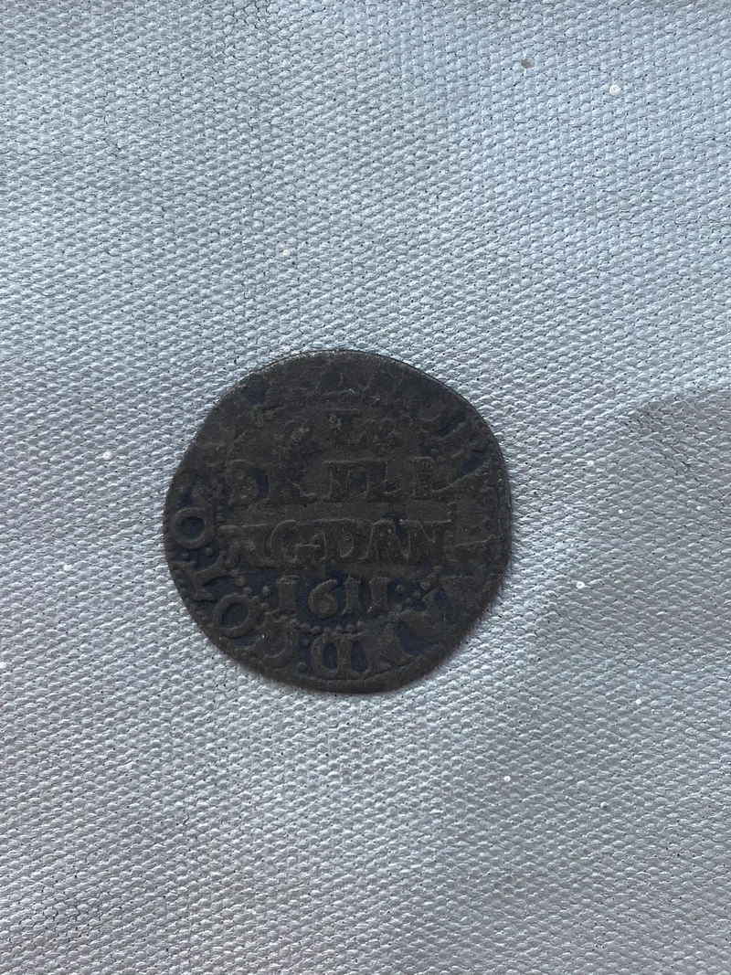 Original 2 skilling sølvmønt år 1611