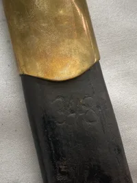 Original dansk skibssabel model 1882 - udfaset af søværnet, men anvendes stadig som vagtsabel på kongeskibet Dannebrog