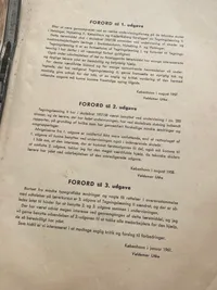 Originalt undervisningshæfte i tegningslæsning fra 1961