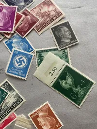 Lot originale tyske ww2 frimærker
