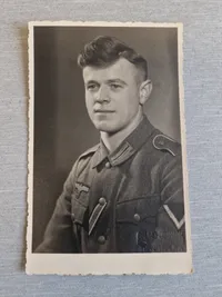 Samling Tyske portrætfotos WW2. postkort størrelse