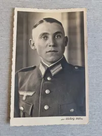 Samling Tyske portrætfotos WW2. postkort størrelse
