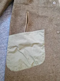 Originalt US 1944 dateret foret  til frakke