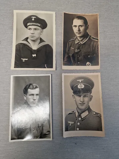 Lot originale tyske portræt fotos - ww2