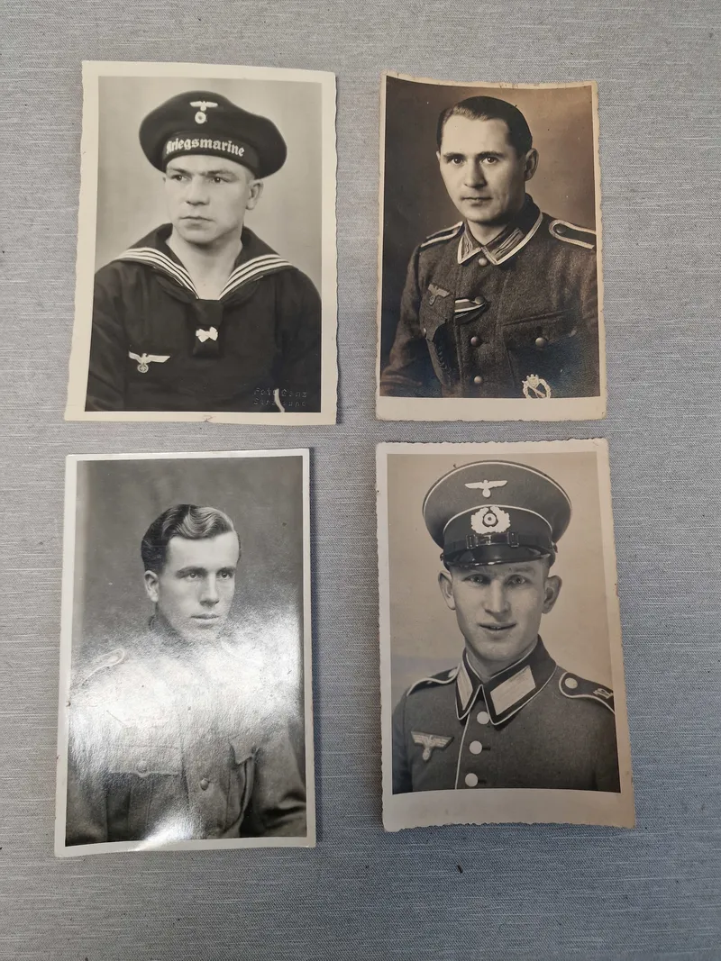 Lot originale tyske portræt fotos - ww2