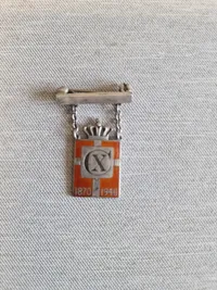 Samling originale kongemærker - design: Georg Jensen Denmark