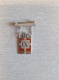 Samling originale kongemærker - design: Georg Jensen Denmark