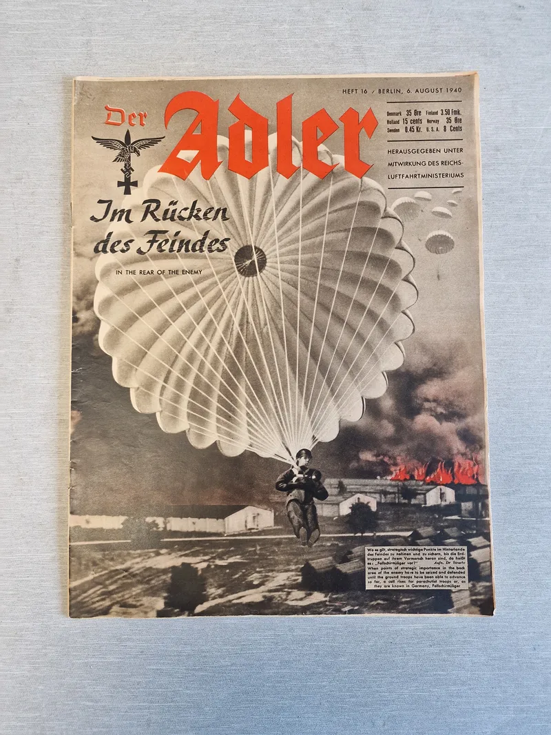 Originalt eksemplar af Der adler