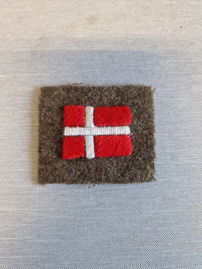 Sjælden original patch fra dansker i Engelsk tjeneste WW2